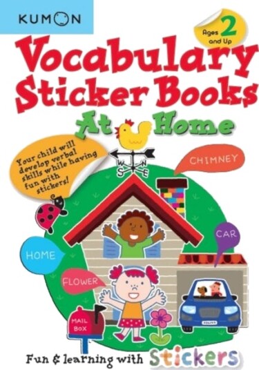 Vocabulary Sticker Books: At Home Av Kumon