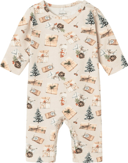 Name It Nbnroccos pyjamas til baby Peyote Melange Name It Nbnroccos pyjamas til baby Peyote Melange