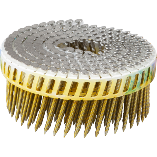 Essve Maskinspiker Coil Plastbåndet Rustfritt Stål Ø: 2.5mm L: 50mm 15° Ant: 1750stk