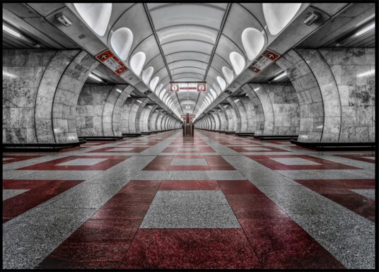 Deep Subway Geometry Plakat / 100x150