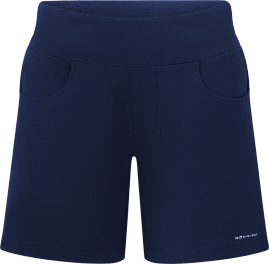 Röhnisch Twill Stretch Pull On Blå Golfshorts dame Navy