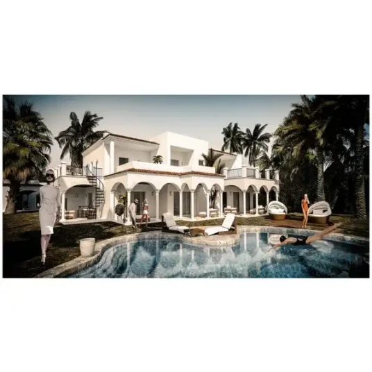 Artwood Veggdekor Afternoon in Palm Beach 180 x 75 cm Artwood
