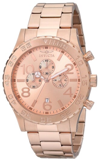 Invicta Herreklokke 1271 Specialty Rosegullfarget/Gulltonet stål