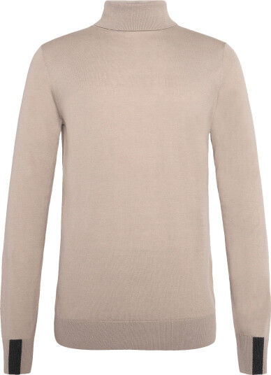 Mos Mosh Gallery Mmgadam Soft Roll Neck Knit Beige M