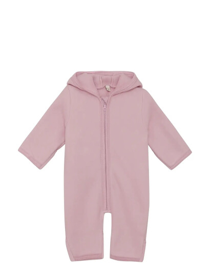 Huttelihut Pram Suit Cotton Fleece Pink 98