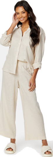 ONLY Tokyo HW Linen Blend Pant Moonbeam XS/32