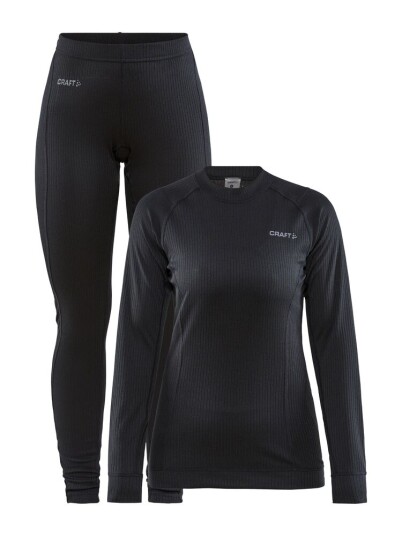 Craft Women's Core Dry Baselayer Set XXL, Black Craft Women's Core Dry Baselayer Set XXL, Black