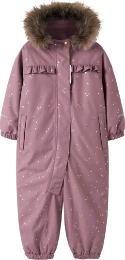 Name It Vinterdress NmfSnow10 Vemodig Mauve/Hearts Name It 4 år (104) Vinterdress Lilla