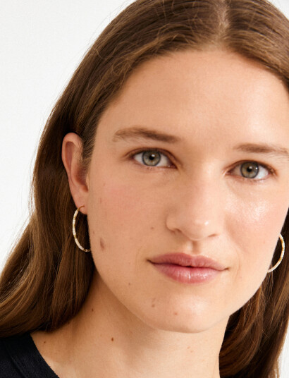 Pilgrim Alison Earrings White Gold Plated Gold ONE SIZE Pilgrim Alison Earrings White Gold Plated Gold ONE SIZE