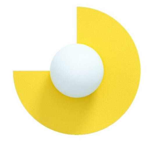 Swedish Ninja - Candy Big Circle 270 S Vegglampe Sunshine Yellow Swedish Ninja