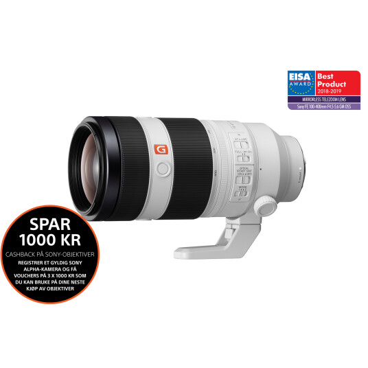 Sony G Master 100-400mm F/4.5-5.6 Telefotozoomobjektiv E-Mount