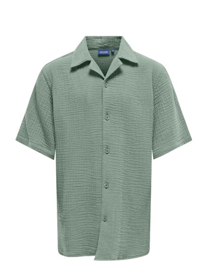ONLY & SONS Osjkyle 0158 Ss Shirt Wvn Green 134