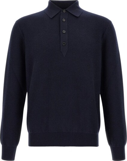 Zegna Herre Strikkevarer Blå 2XL,