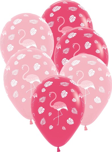 Butterick's Ab Ballonger Flamingo 6-pakning 200282