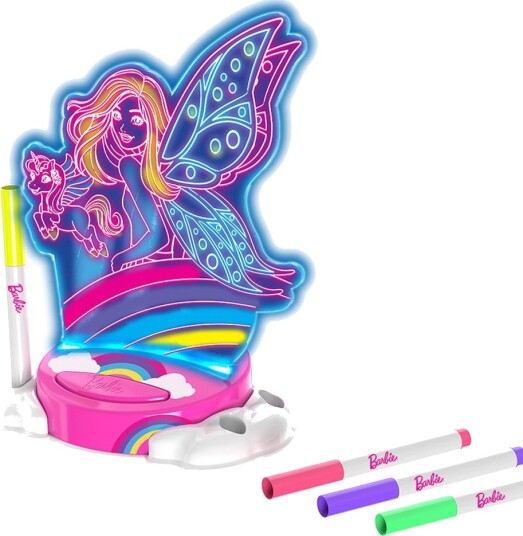 Barbie Nattlampe med lys og lyd Fairy Paint N Lite 3+ ar