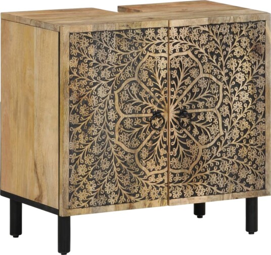 Servantskap 62x33x58 cm heltre mango Servantskap 62x33x58 cm heltre mango