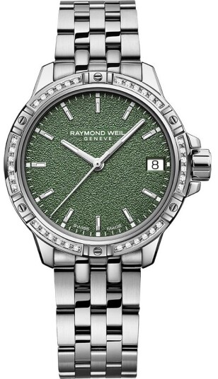 Raymond Weil Dameklokke 5960 STS 52061 Tango Grønn/Stål Ø30 mm