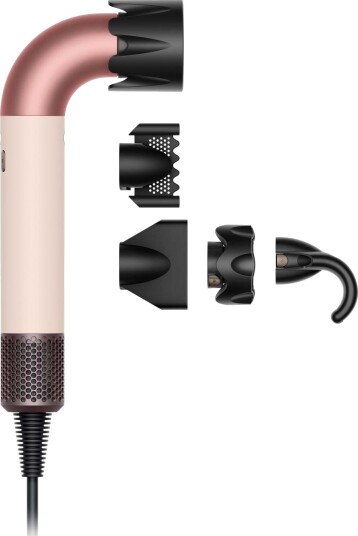 Dyson Supersonic R™ Hairdryer Straight+Wavy Pink/Rose Gold