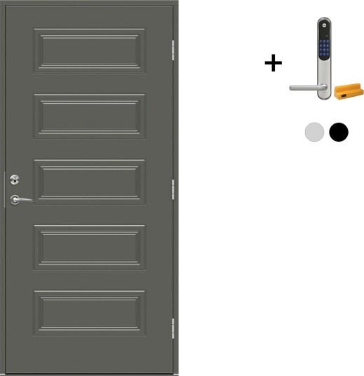 Ytterdør Swedoor Advance-Line Classic Beethoven med Yale Entrus