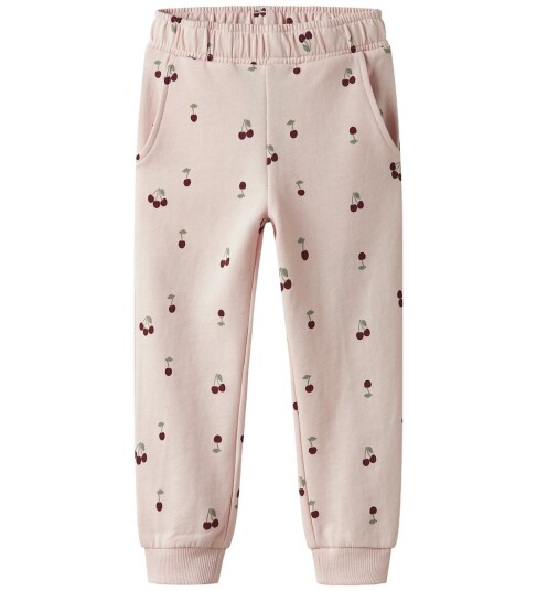 Name It Nmfvalba Joggebukser Rosa med Kirsebær, 92