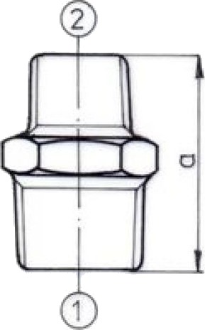 Reduksjonsnippel 11/2" X 11/4" Svart Nr 40 (5907791610812)