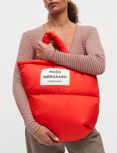 Mads Nørgaard Light Ripstop Pillow Bag Red ONE SIZE
