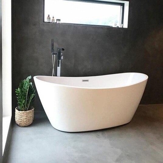 Sanipro Paris Frittstående 150 Hvit / 150cm SA 10100 Sanipro Paris Frittstående 150 Hvit / 150cm SA 10100
