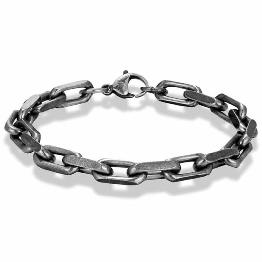 Gammel oxy. stål armbånd link viking Gammel oxy. stål armbånd link viking