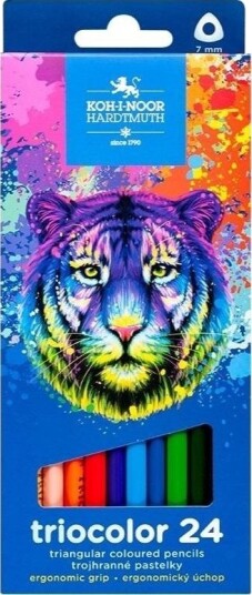 Koh I Noor Koh I Noor Fargeblyanter Triocolor Tygrys 24 Farger Koh I Noor Koh I Noor Fargeblyanter Triocolor Tygrys 24 Farger