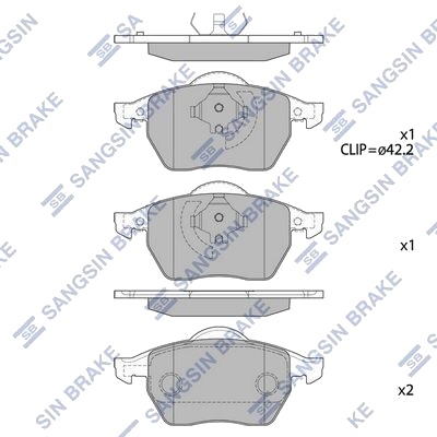 Bremseklosser Hi Q SP2097A