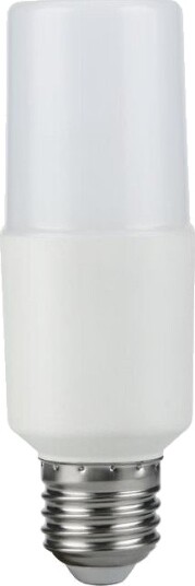 Spl E27 9W LED Stick pære 95 265V   12,5cm 1180lm 3000K opalt glass   Kulør : Varm
