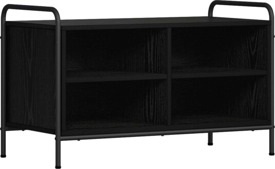vidaXL TV skap 140 x 39,5 x 50 cm Svart eik Konstruert tre