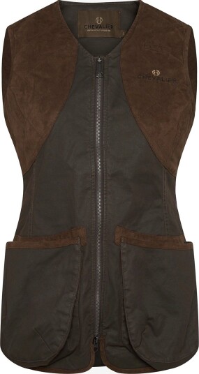 Chevalier Vintage Dogsport Vest Women BROWN 40 W
