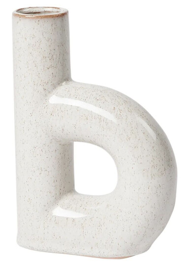 Broste Copenhagen Hector vase B Ø19 cm Rainy day grey