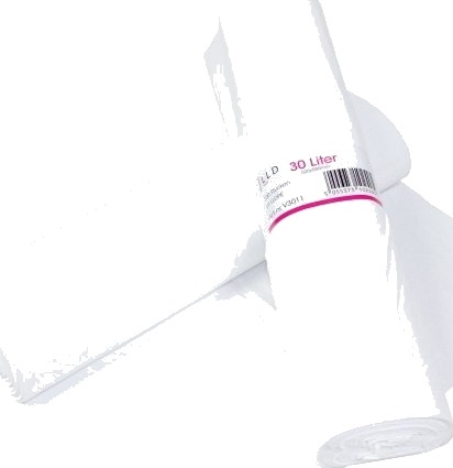Affaldsposer 52 X 58 Cm 12 My 100 Poser Hvid 30 L