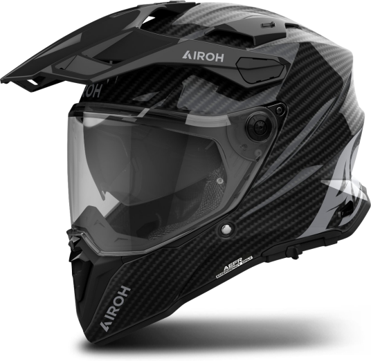 Airoh Adventurehjelm Commander 2 Full Karbon Blank Airoh Adventurehjelm Commander 2 Full Karbon Blank