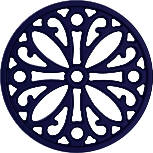 Cast iron coasters Blue
