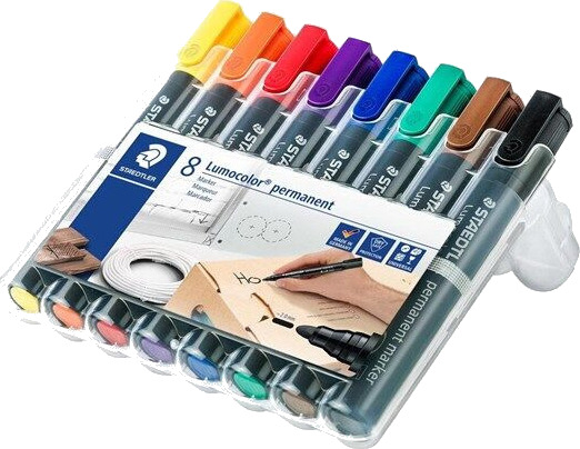 Staedtler Marker Lumocolor permanent 8pcs.box Staedtler Marker Lumocolor permanent 8pcs.box