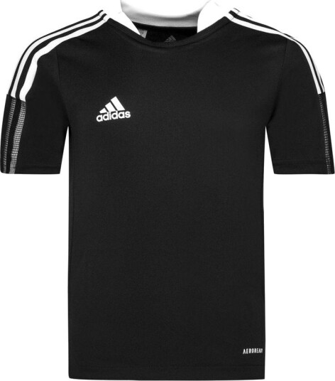 adidas Trenings T skjorte Tiro 21 Svart/hvit Barn størrelse 140 cm