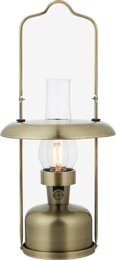 Markslöjd Oppladbar bordlampe Fanos B/O Messing