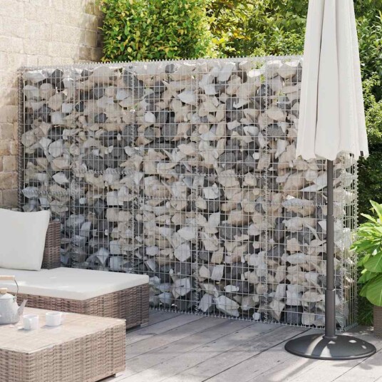 Gabion med topp- og bunndekke galvanisert stål 300x30x200 cm