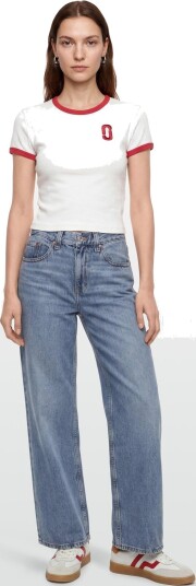 Marc Jacobs Pop J Marc Ringer Baby Tee   White   M