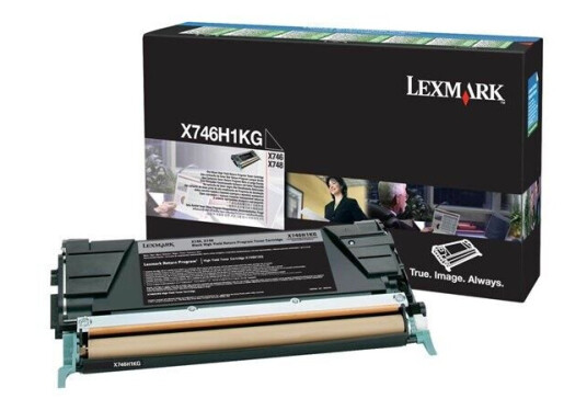 Lexmark X746H1KG Black - Laser toner Svart