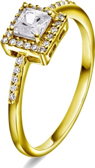 Pan Jewelry Ring med zirkonia Luxe størrelse Ring med zirkonia Luxe 64