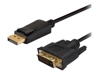 SAVIO CL-106 - adapterkabel - DisplayPort / DVI - 1.8 m SAVIO CL-106 - adapterkabel - DisplayPort / DVI - 1.8 m