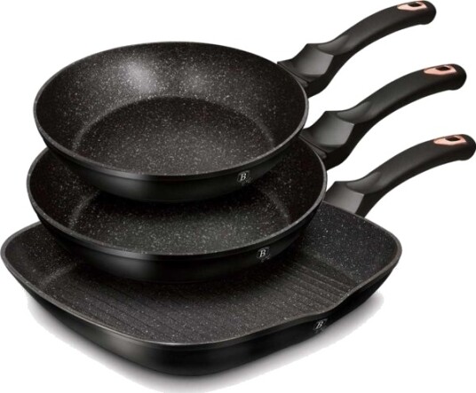 Stekepannesett Berlinger Haus Metallic Line Carbon Edition 20/24/28 Cm Stekepannesett Berlinger Haus Metallic Line Carbon Edition 20/24/28 Cm