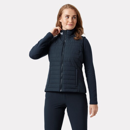 Helly Hansen Dame Crew Insulator 2.0 Vest Marineblå XL