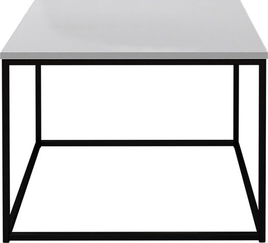 Cubosa Sofabord 60 cm Hvit/Svart