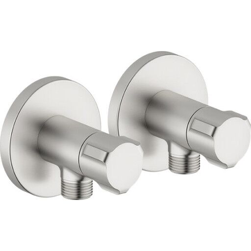 Damixa Stopventil 1/2 X 3/8" Nippel 2 Stk. Stal Steel