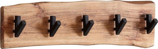 Vegghylle Wohnling Vegghengt knaggrekke i heltre tre kant 60 cm industriell -